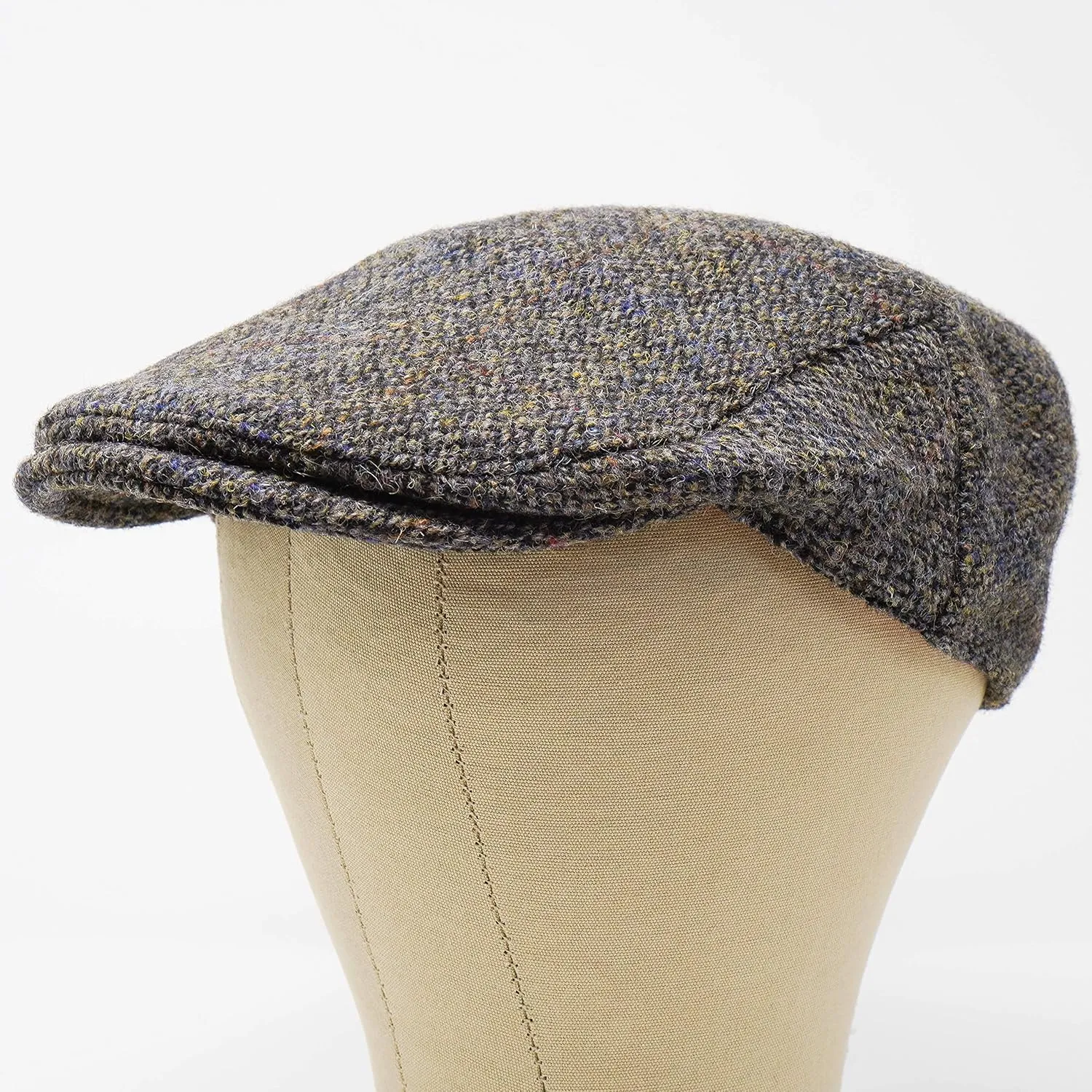 Borges & Scott Nevis Flat Cap - 100% Handwoven Wool – Harris Tweed – Water Resistant