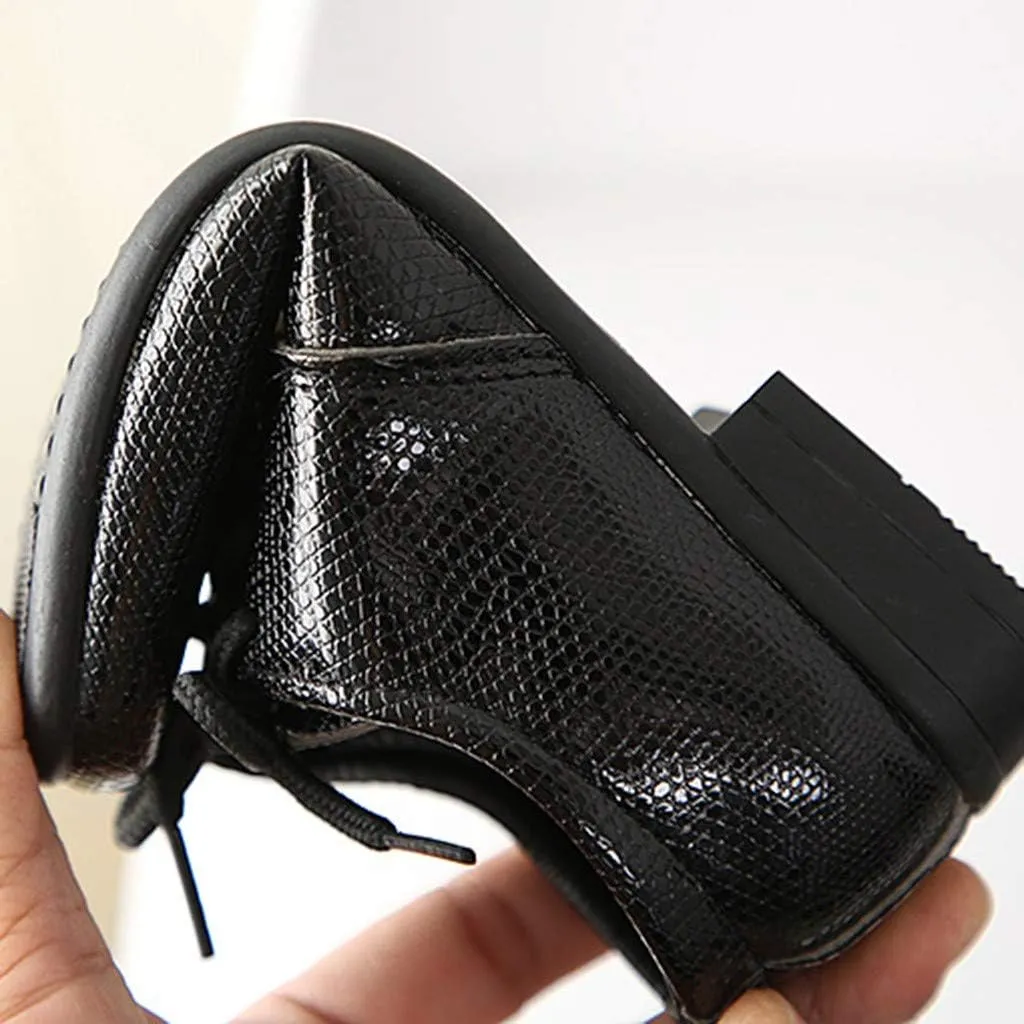 Boys Dress Shoes Toddler Kids Baby British Style Casual Shoes Uniform Oxford Wedding Dance Party School Shoes Performance