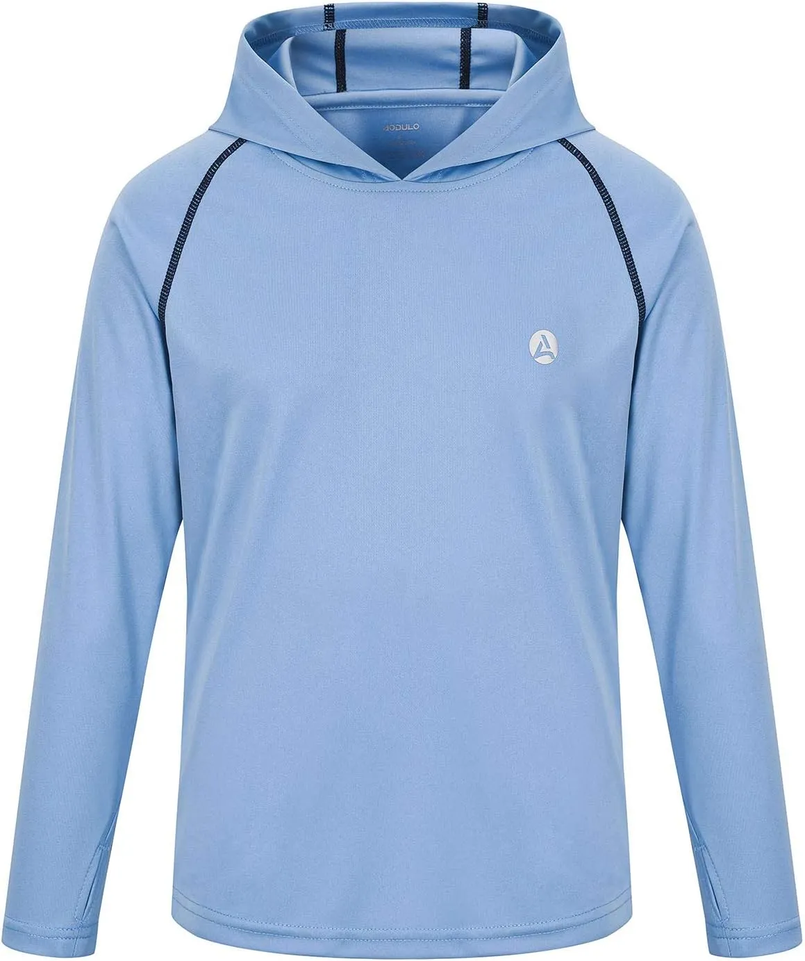 Boys Grils Long Sleeve Sun Shirts UPF50  Hoodie Thumbhole Rash Guard Quick Dry Atheltic Hiking Workout Water Playing