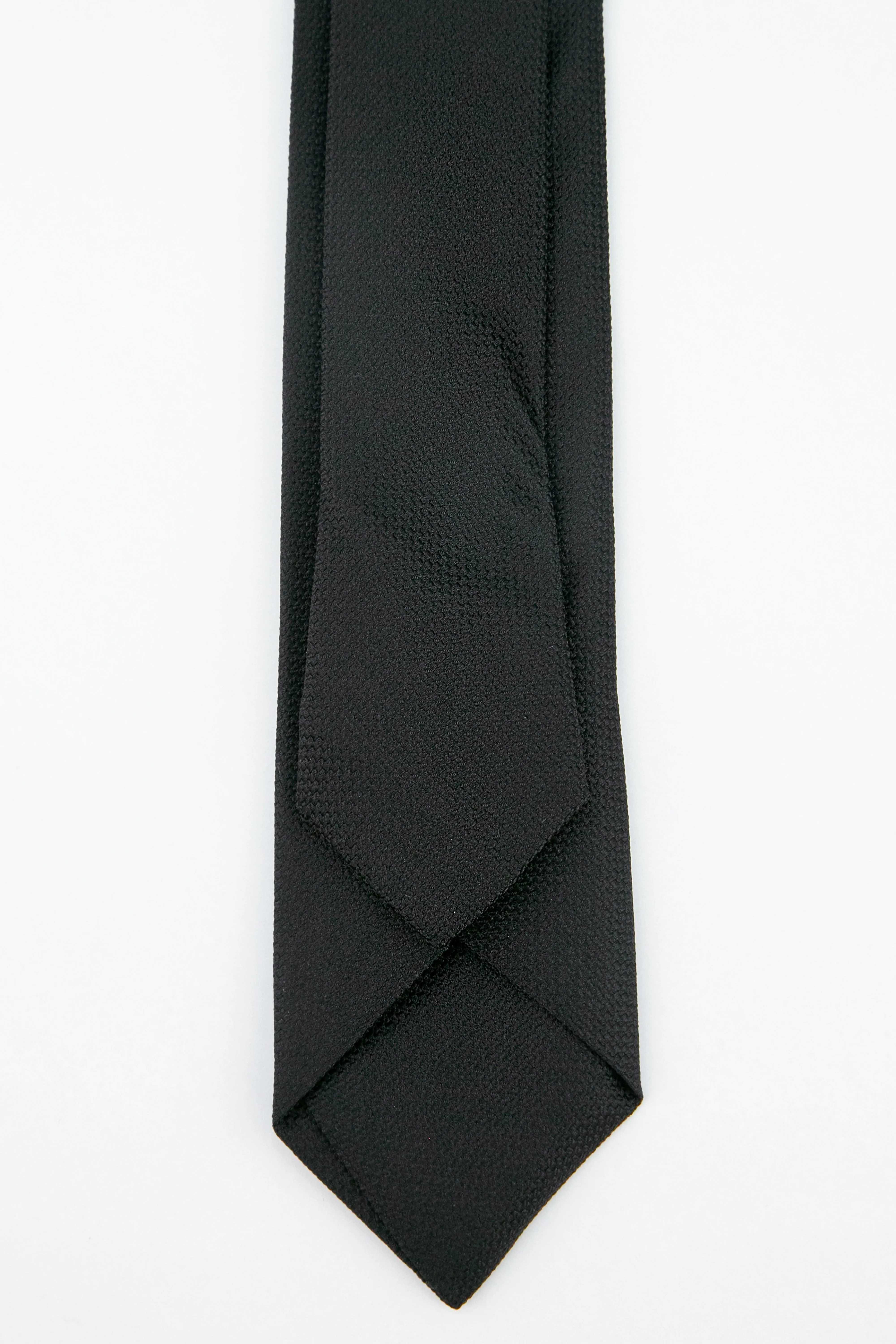 Boys' Oxford Weave Slim Tie Formal Neckwear - Black