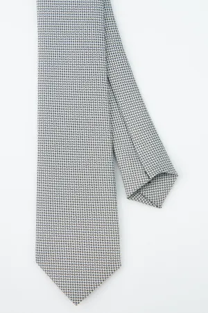 Boys' Oxford Weave Slim Tie Formal Neckwear - Light Grey