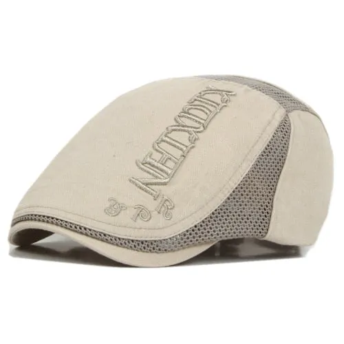 Breathable Flat Vintage Cap