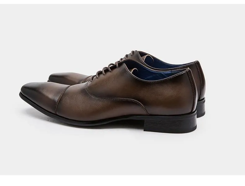 Brown Oxford Lace Formal Men's Shoe