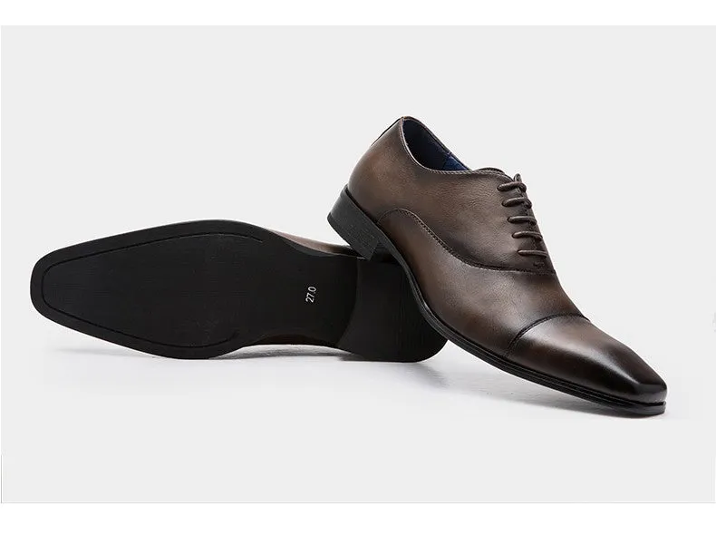 Brown Oxford Lace Formal Men's Shoe