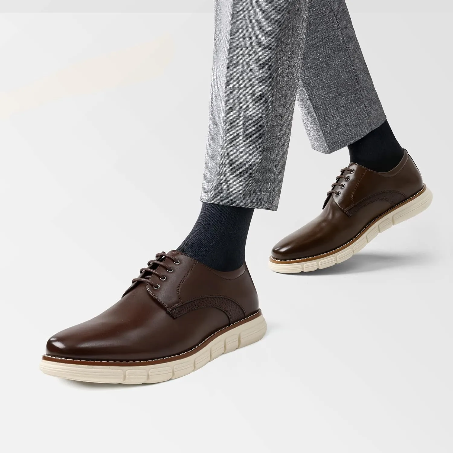 Bruno Marc Men's Crossflex Dress Sneakers Casual Oxford Formal Shoes