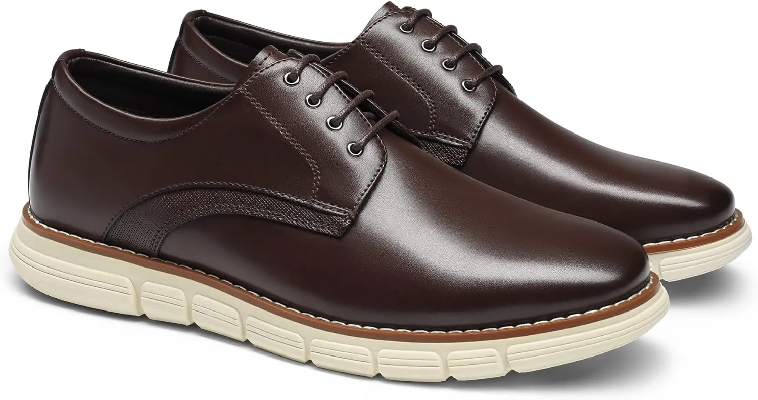 Bruno Marc Men's Crossflex Dress Sneakers Casual Oxford Formal Shoes