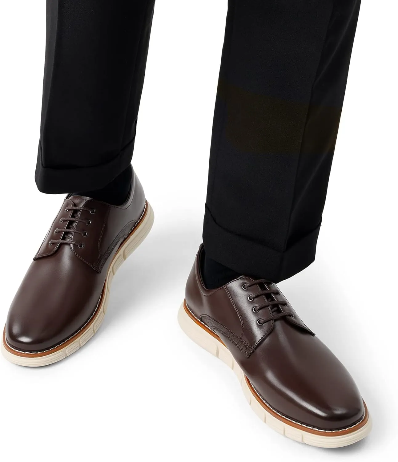 Bruno Marc Men's Crossflex Dress Sneakers Casual Oxford Formal Shoes