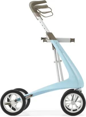 byACRE Carbon Ultralight Rollator Walker - 10.6 lbs Adult Walkers with 4 Wheels and Seat - Lightweight Seated Walkers with Wheels - Foldable Rolling Walker with Seat - Walker for Adults