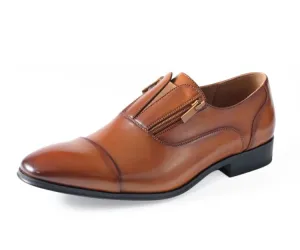 Calum Cognac Cap Toe Loafers