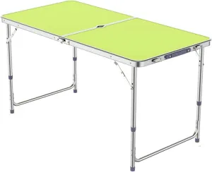 Camp Table Adjustable Standing Folding Picnic Table Folding Foldable Camping Table Multifunctional Outdoor Garden Furniture Tourist Tables (Color : B