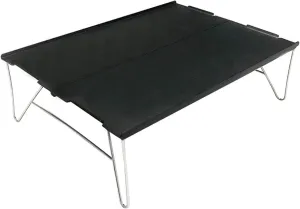 Camp Table Aluminum Alloy Small Folding Table Outdoor Portable Camping Table Mini Camping Coffee Table Aluminum Plate Table (Color : Silver Gray) (Bl, Parent