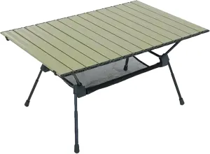 Camping Table with Storage Aluminum Camping Table Roll Up Tables for Camping with Carry Bag Multi-Purpose for Camping Hiking