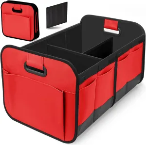 Car Trunk Organizer for Jaguar I‑PACE F‑PACE E‑PACE F‑Type XJ XF XE Large Capacity Trunk Storage Organizer Foldable Car Boot Organiser Storage Accessories,C