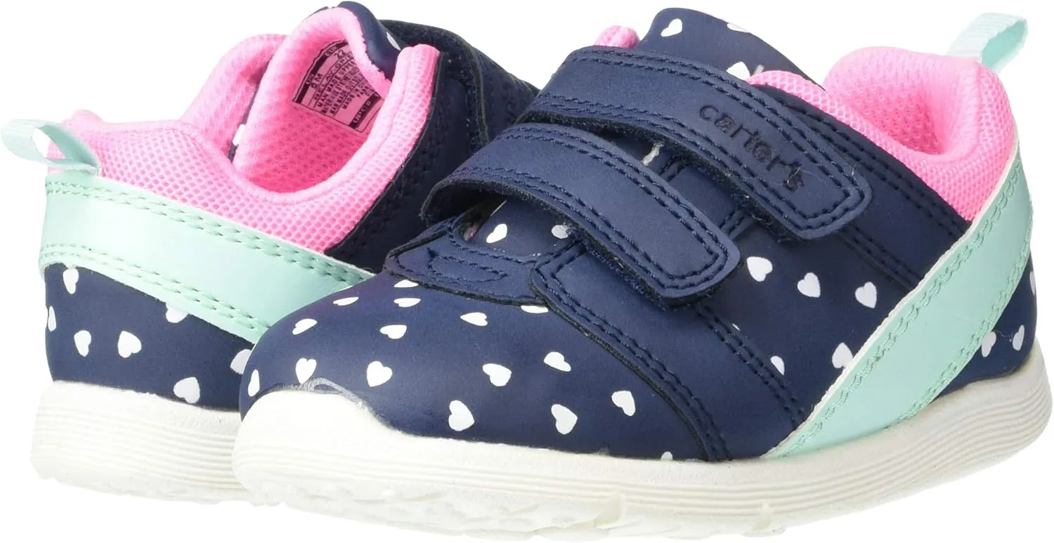 Carter's Baby-Boy's Relay Double Strap Athletic Sneaker First Walker Shoe