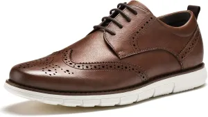 CGRRBW Mens Dress Shoes Casual Oxford Shoes Dress Sneakers Business Wingtip Brogue Office Shoes