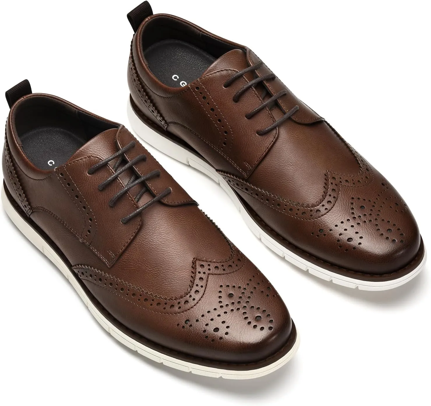 CGRRBW Mens Dress Shoes Casual Oxford Shoes Dress Sneakers Business Wingtip Brogue Office Shoes
