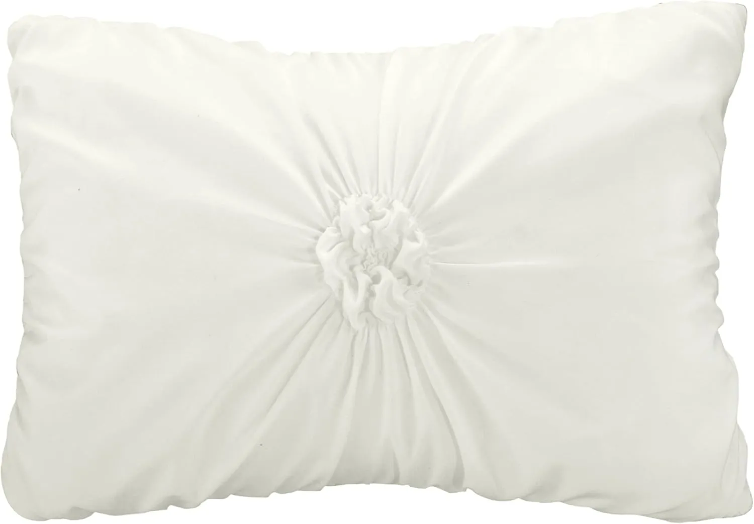 Chic Home Silver Bed in a Bag Comforter Set, King Size (6 Piece), Halpert - Pintuck Pinch Pleat Microfiber Bedding - Shams, Bed Skirt, Flat & Fitted Sheet, Pillowcases, Breakfast & Decorative Pillow