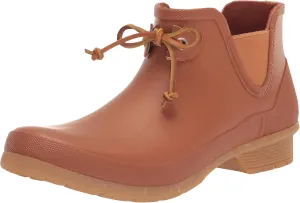 Chooka Women's Classic Tie Waterproof Bootie Rain Boot