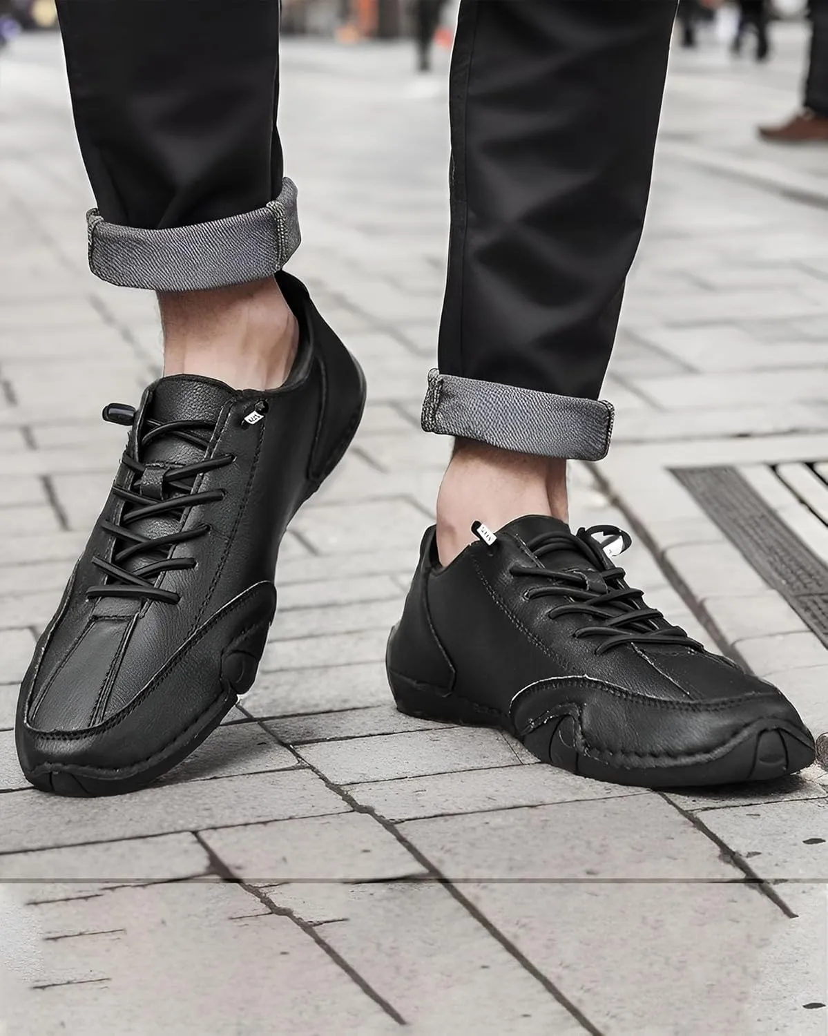 Chromatrail Walker Comfortable Barefoot Walking Shoes for Men Fashion Casual Lightweight Commute Shoes Slip-on Minimalist