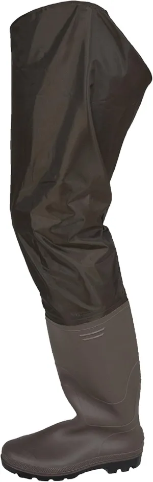 Compass 360 Men's Windward Adjustable PVC Hip Bootfoot Wader for Fly Fishing Outdoors