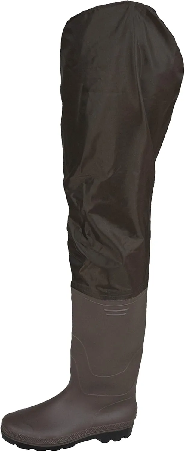 Compass 360 Men's Windward Adjustable PVC Hip Bootfoot Wader for Fly Fishing Outdoors