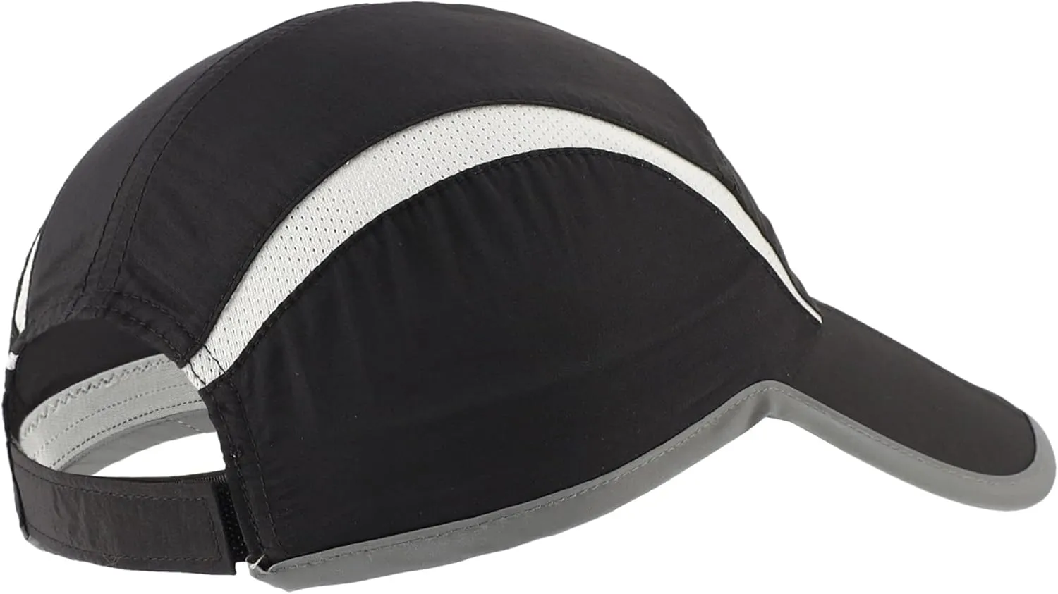 Connectyle Foldable Mesh Sports Cap with Reflective Stripe Breathable Sun Runner Cap