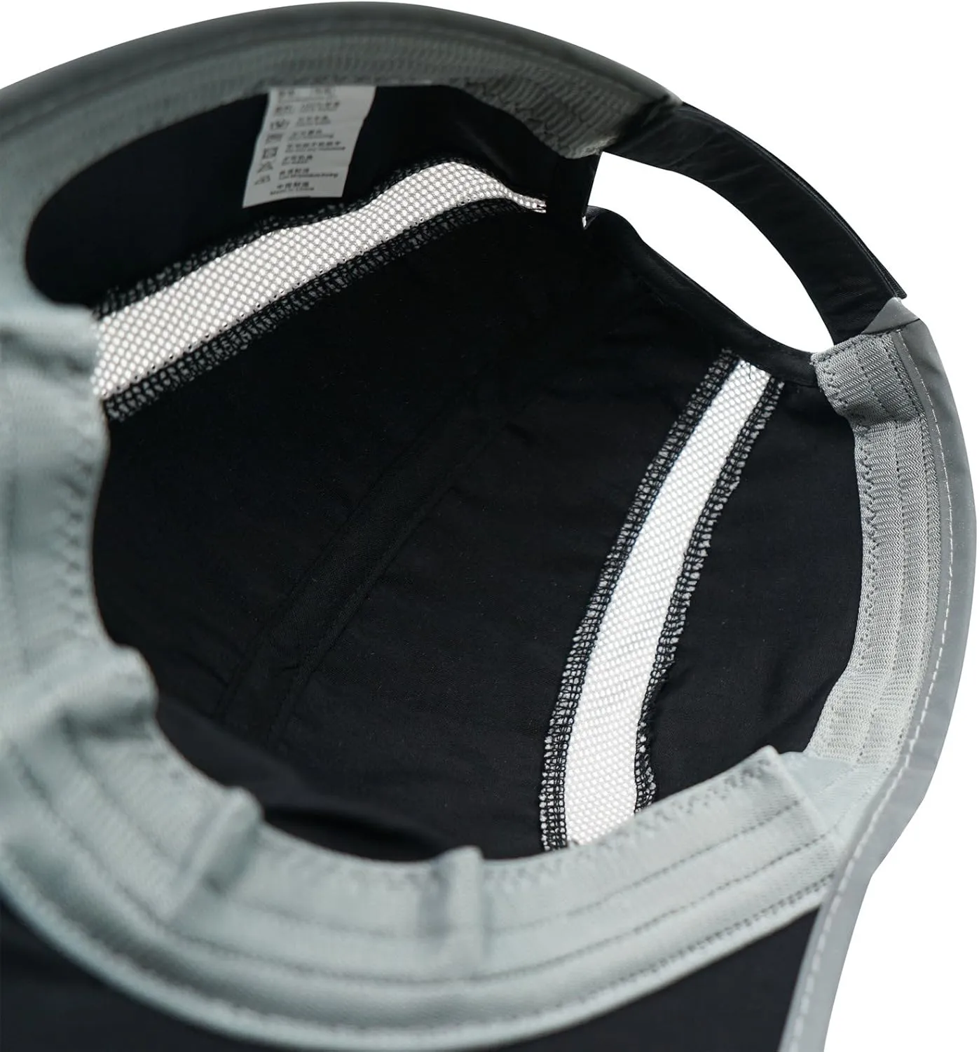 Connectyle Foldable Mesh Sports Cap with Reflective Stripe Breathable Sun Runner Cap