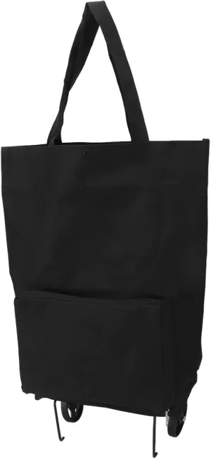 Cosiki Outdoor Utility Cart Wagon, Black, Suitable for Camping, Short Trips, and Outdoor Use
