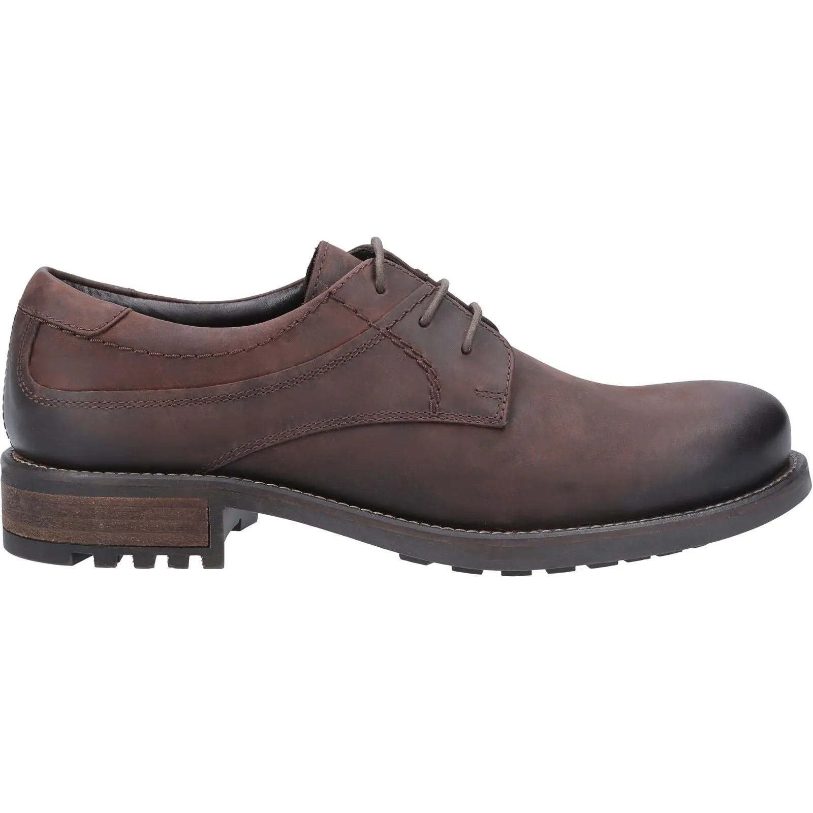 Cotswold Men's Brookthorpe Plain Toe Derby in Brown