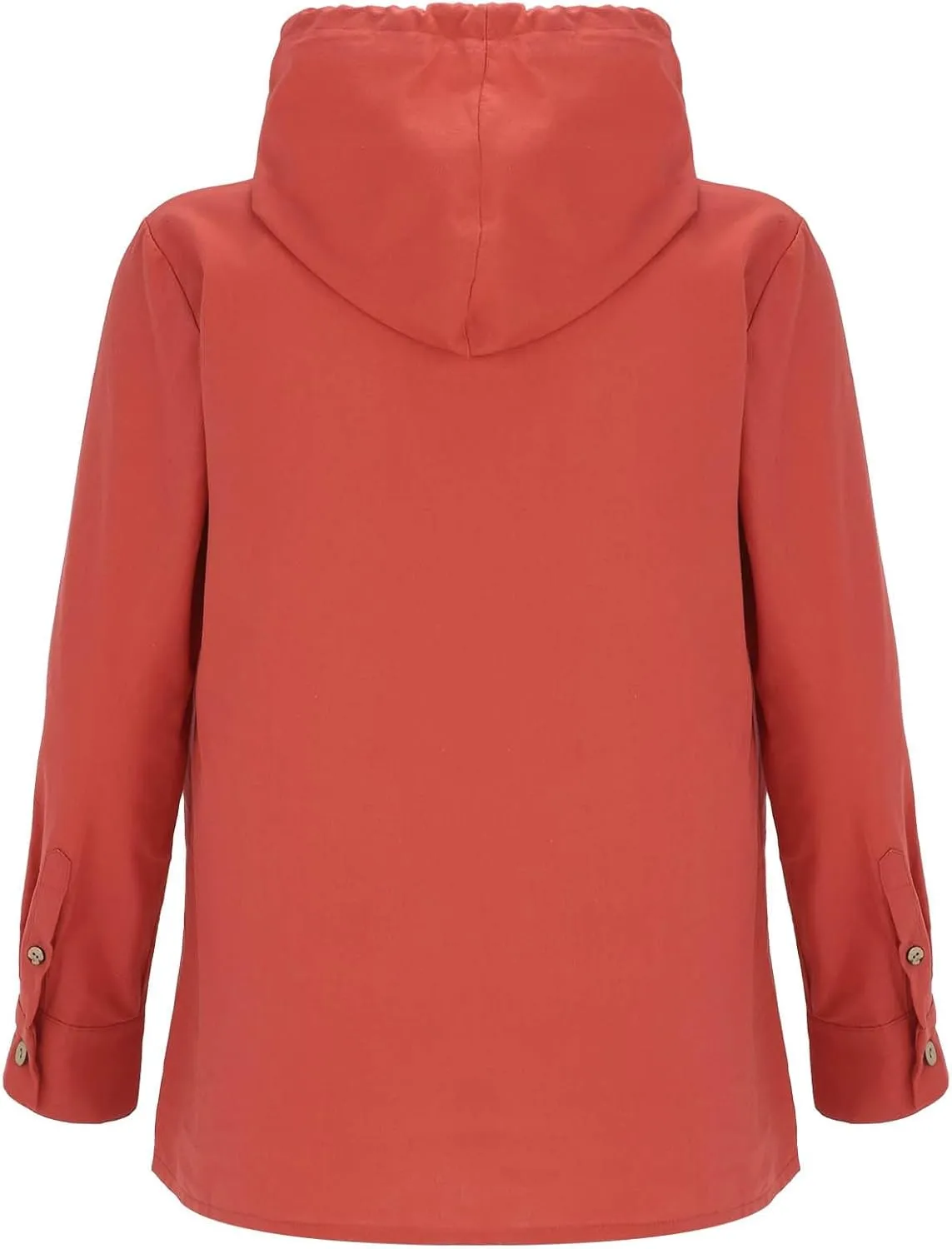 Cotton Hoodie Men Long Sleeve Summer Button Up Hooded Beach Fashion V Neck Dry Fit Tops Oversized Stylish Holiday Shirts