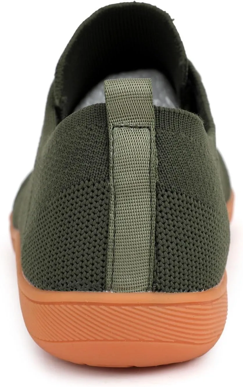 Couple Solid Color Wide Head Outdoor Barefoot Casual Shoes Breathable Comfortable Mens Sneaker Shoes with Arch Support