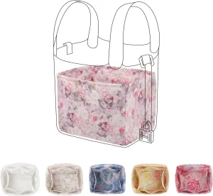 Custom Fit for Luxury Handbags Foldable Organizer Insert with Elegant Pattern, Perfectly Sized for Hermès Picotin 14/18/22/26 bags(PC22, Kaleidoscope)