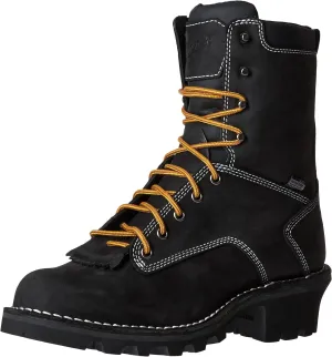 Danner Logger Boots for Men - Waterproof, Oiled Nubuck Leather on a Lightweight Platform with Vibram 360 Traction Outsole with 90-Degree Heel
