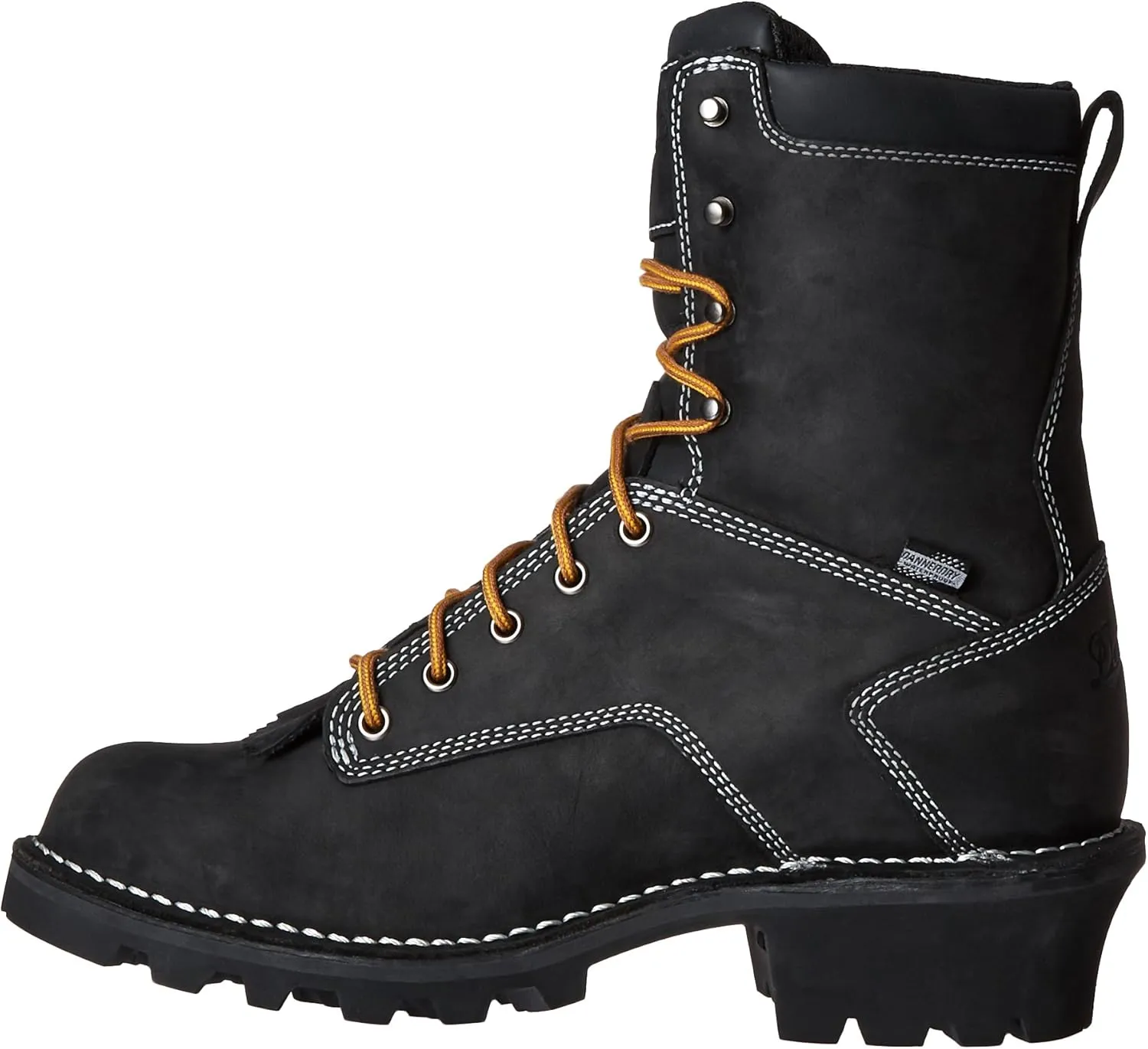 Danner Logger Boots for Men - Waterproof, Oiled Nubuck Leather on a Lightweight Platform with Vibram 360 Traction Outsole with 90-Degree Heel