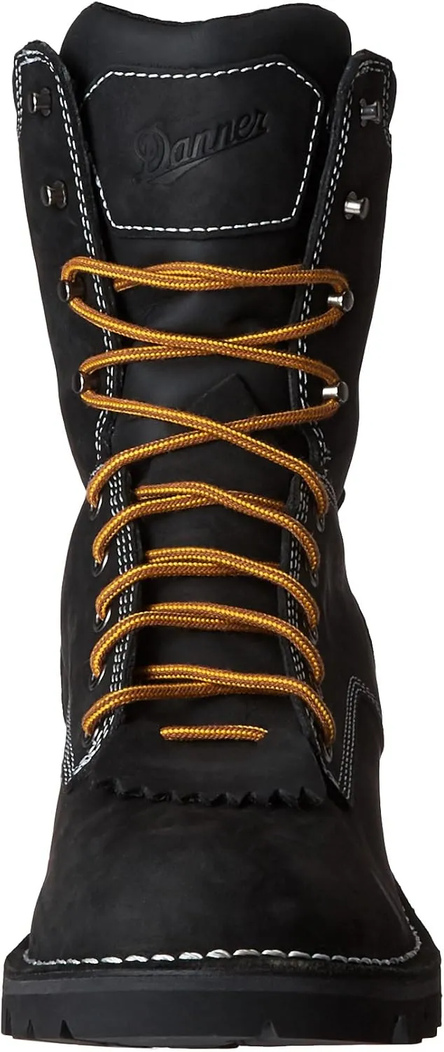 Danner Logger Boots for Men - Waterproof, Oiled Nubuck Leather on a Lightweight Platform with Vibram 360 Traction Outsole with 90-Degree Heel