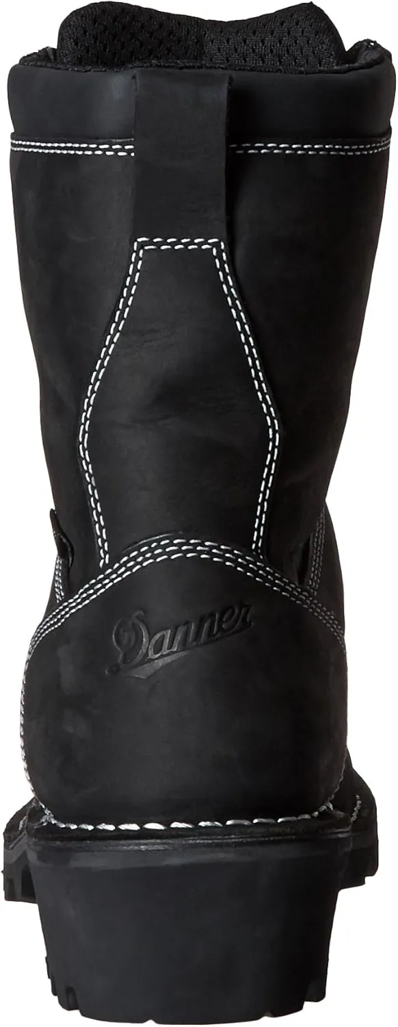 Danner Logger Boots for Men - Waterproof, Oiled Nubuck Leather on a Lightweight Platform with Vibram 360 Traction Outsole with 90-Degree Heel