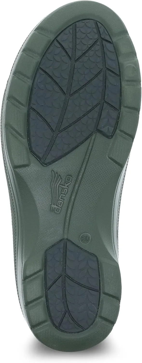 Dansko Women's Karmel Rain Boot - Comfort, Arch Support, Waterproof, Lightweight, Green, Ankle-High, Round Toe, 3.5-4.2