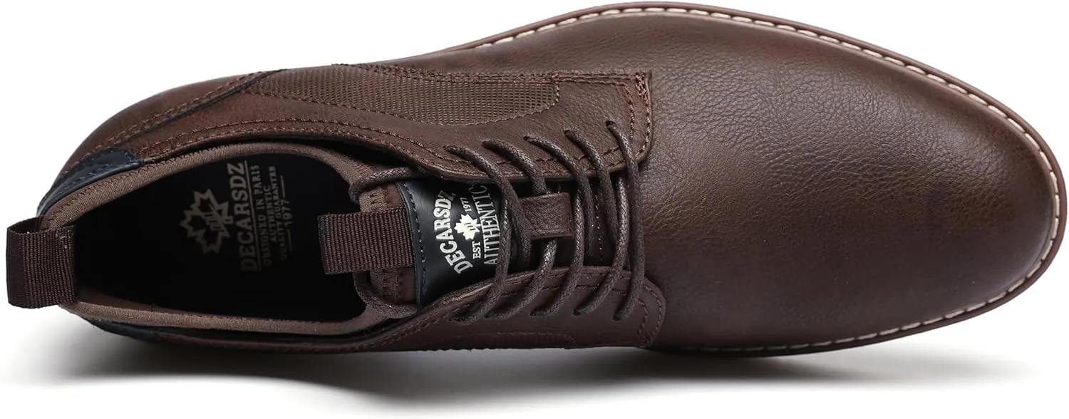 DECARSDZ Mens Dress Shoes Casual Oxford Shoes Business Formal Shoes Use for Business Social Gatherings Wedding Travel