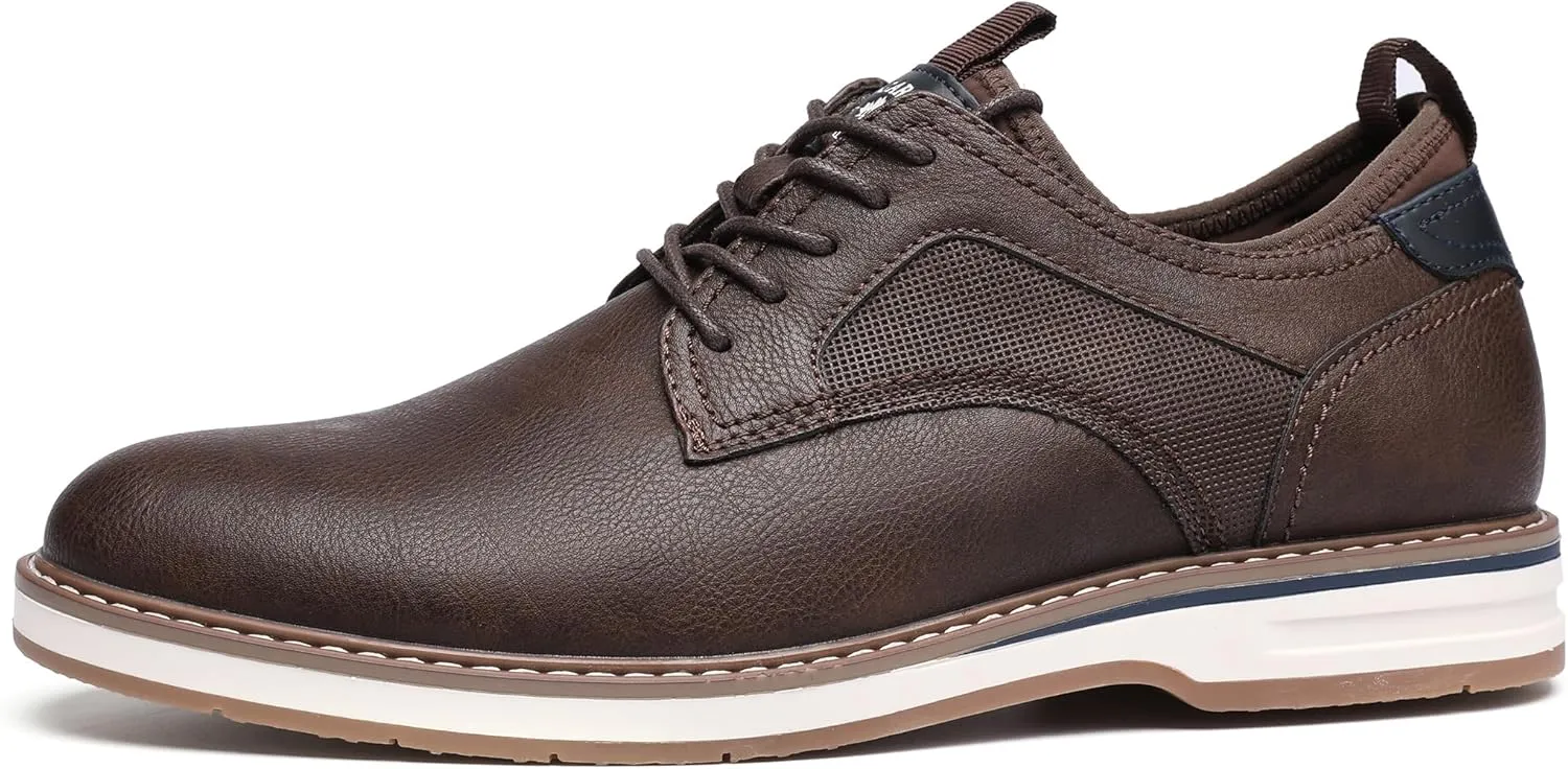 DECARSDZ Mens Dress Shoes Casual Oxford Shoes Business Formal Shoes Use for Business Social Gatherings Wedding Travel