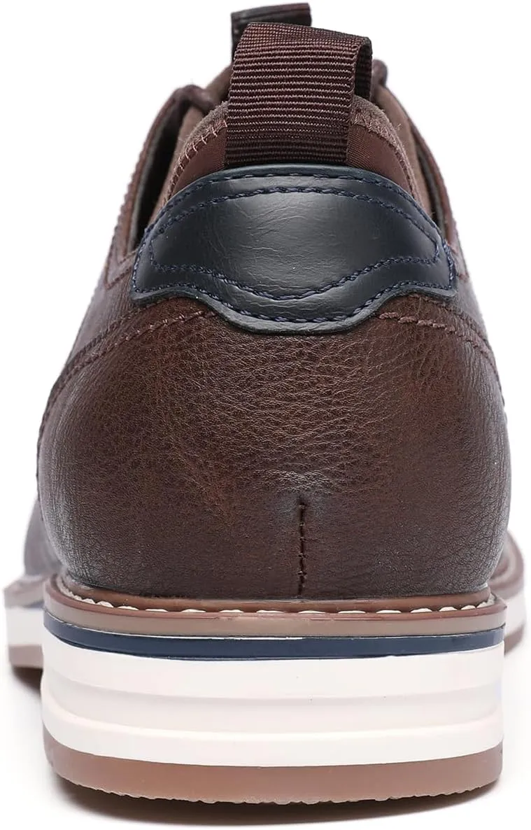 DECARSDZ Mens Dress Shoes Casual Oxford Shoes Business Formal Shoes Use for Business Social Gatherings Wedding Travel
