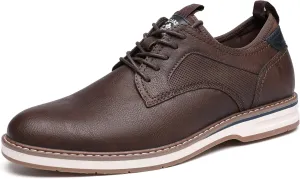 DECARSDZ Mens Dress Shoes Casual Oxford Shoes Business Formal Shoes Use for Business Social Gatherings Wedding Travel