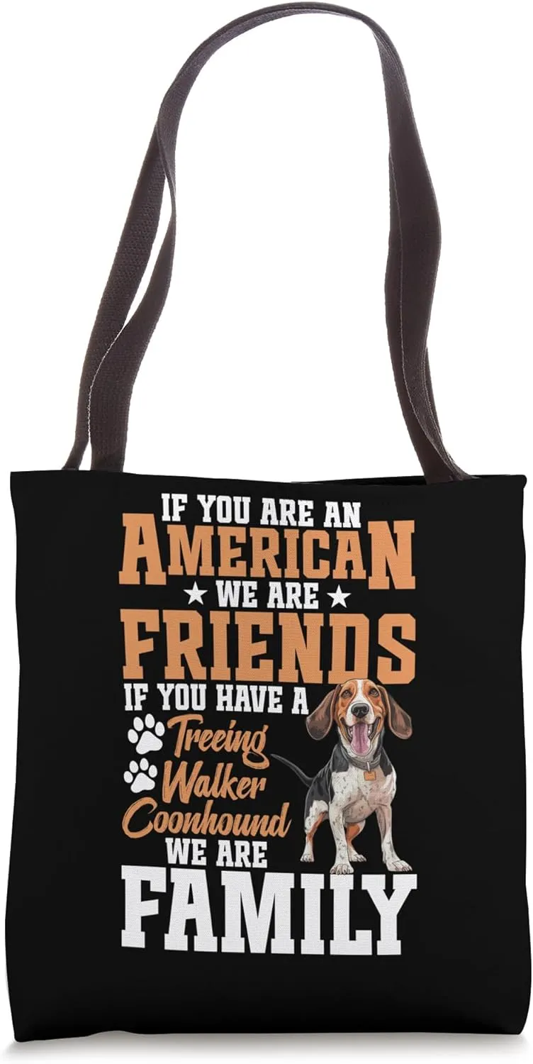 Dog Owner Pet Lover American Treeing Walker Coonhound Tote Bag
