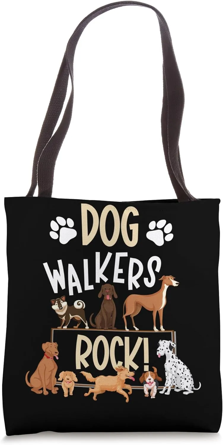 Dog Walkers Rock Dog Walking Best Dog Walker Tote Bag