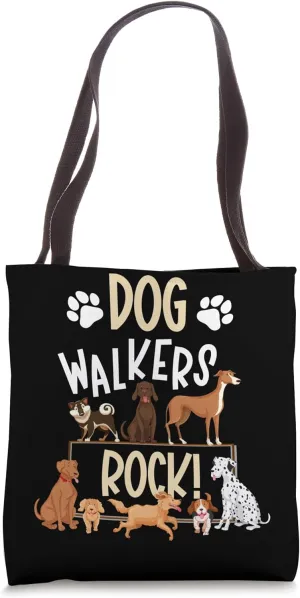 Dog Walkers Rock Dog Walking Best Dog Walker Tote Bag