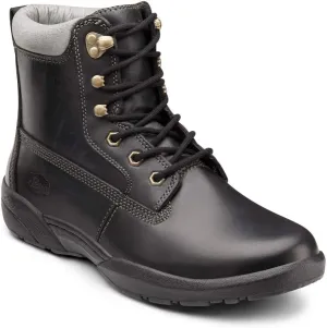 Dr. Comfort Men's Boss Diabetic Boots: Black 12 Wide (E/2E)