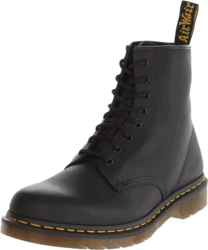 Dr. Martens Unisex-Adult 1460 Black Greasy Leather Boot Combat