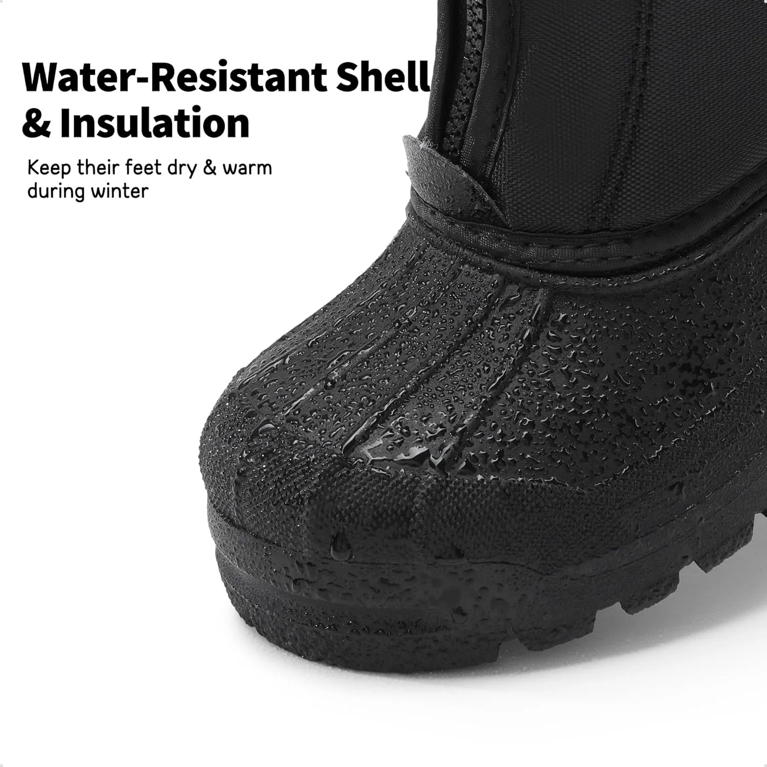 DREAM PAIRS Boys Girls Waterproof Winter Snow Boots