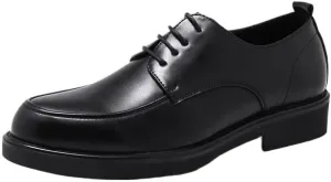 Dress Oxford Formal Shoes for Men Lace-up Oxford Sneakers Breathable Casual Walking Shoes Handmade Genuine Leather Business Shoes for Men Non Slip Low Top Anti-Slip Casual