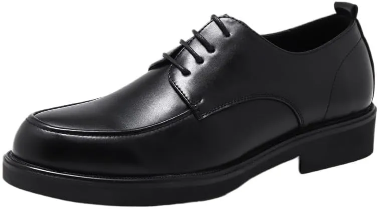 Dress Oxford Formal Shoes for Men Lace-up Oxford Sneakers Breathable Casual Walking Shoes Handmade Genuine Leather Business Shoes for Men Non Slip Low Top Anti-Slip Casual