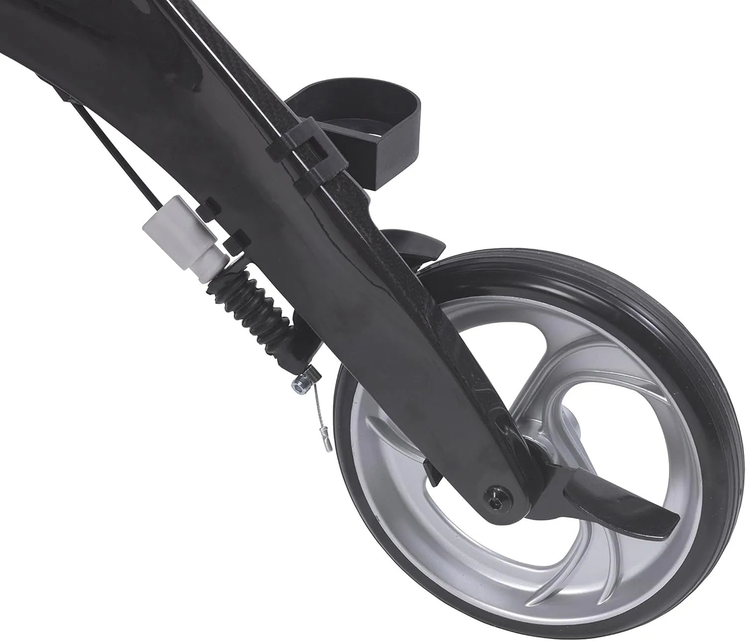 Drive Medical RTL10266CF Nitro Elite CF Foldable Rollator Walker with Seat, Black